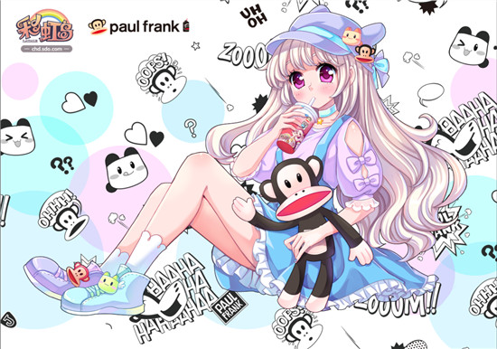 《彩虹岛》与Paul Frank Tea 搭配奶茶更“猴”喝哦