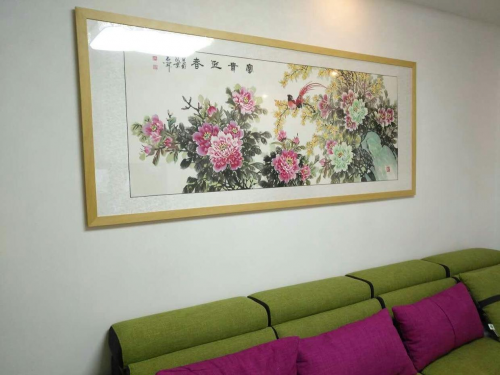 客厅内挂什么字画好，吉祥又有品的名家石开花鸟画汇总