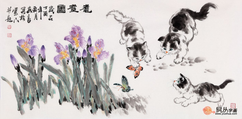 适合挂在卧室的字画有哪些，当属当代名家手绘花鸟画