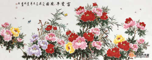 适合挂在卧室的字画有哪些，当属当代名家手绘花鸟画