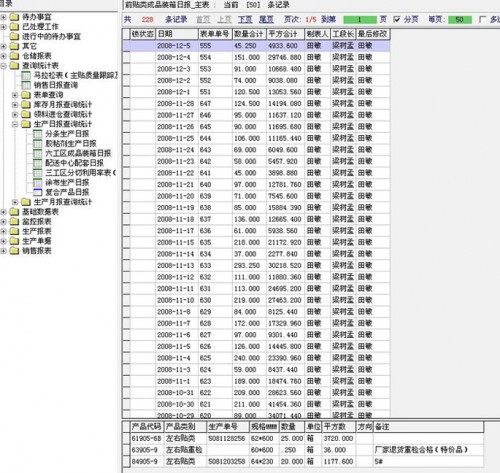 勤哲Excel服务器做纸尿裤生产企业报表管理系统