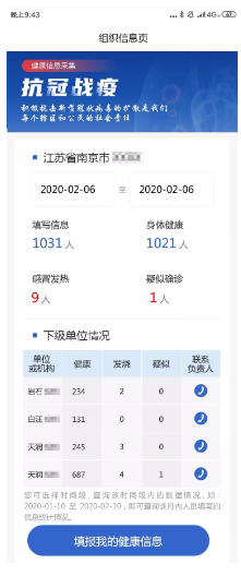 辖区疫情实时掌控 解放号免费上线政府端疫情管理工具