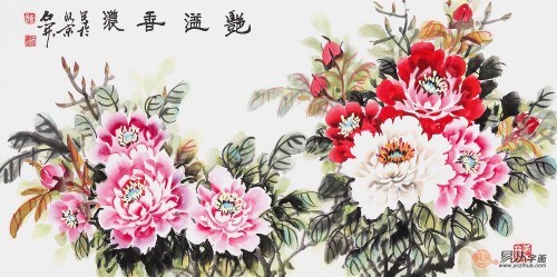 客厅白墙挂什么装饰画好，这几幅花鸟国画作品最合适了