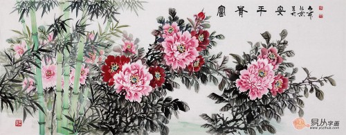 客厅白墙挂什么装饰画好，这几幅花鸟国画作品最合适了