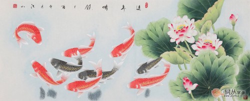 客厅白墙挂什么装饰画好，这几幅花鸟国画作品最合适了