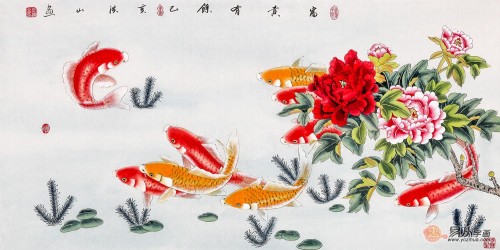 客厅白墙挂什么装饰画好，这几幅花鸟国画作品最合适了