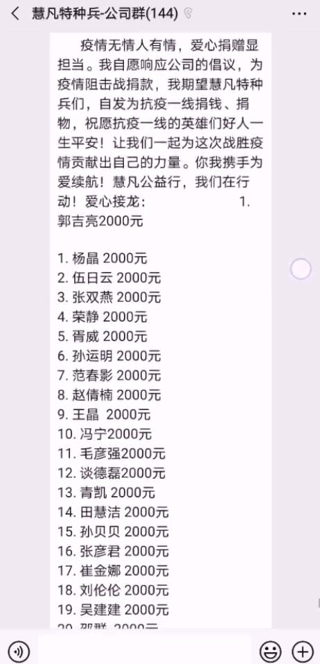 慧凡人在行动 上下一心穿越1166.91公里为武汉援资助力