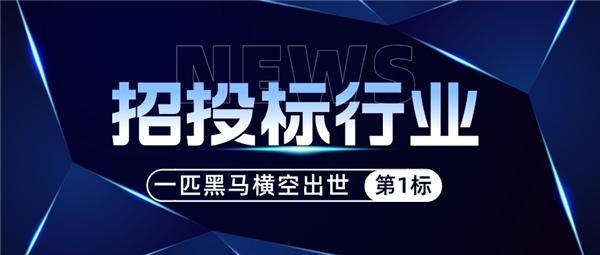 招投标行业又一匹黑马第1标横空出世