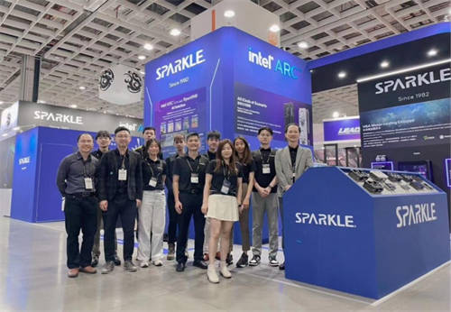 SPARKLE撼与科技携锐炫背插显卡亮相COMPUTEX 2024